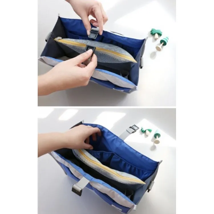 Závěsný organizér na kočárek - modrý