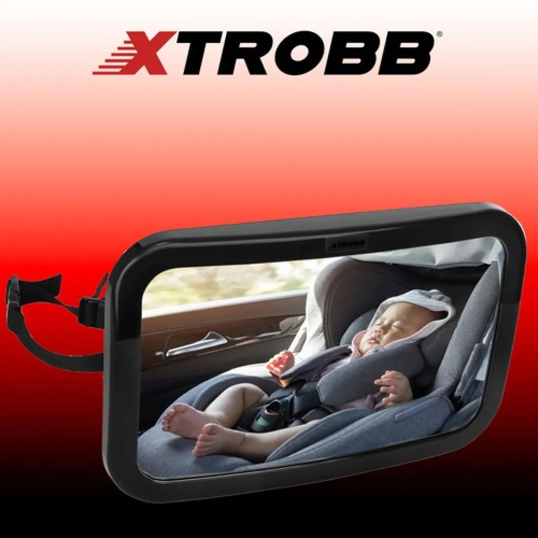 Zrkadlo do auta na pozorovanie dieťaťa