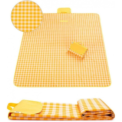 Plážová/pikniková nepremokavá skladacia podložka XXL 145x200 cm