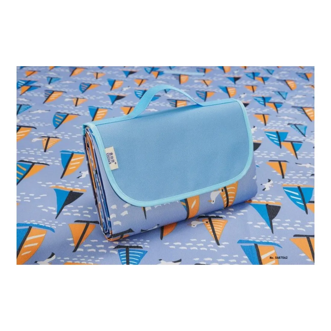 Plážová/pikniková nepremokavá skladacia podložka XXL 145x200 cm