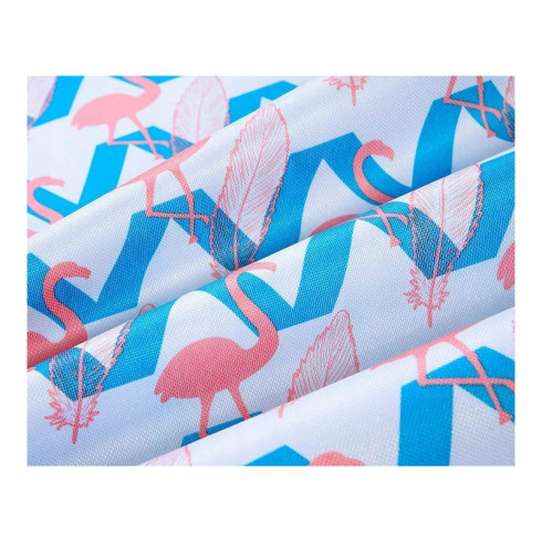 Plážová skladacia deka - karimatka motív Plameniak