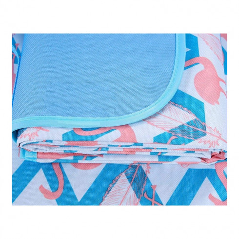 Plážová skladacia deka - karimatka motív Plameniak