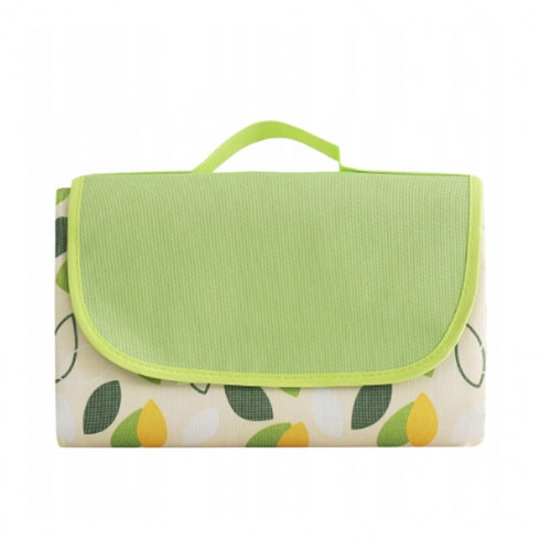 Plážová skladacia deka - karimatka, zelená