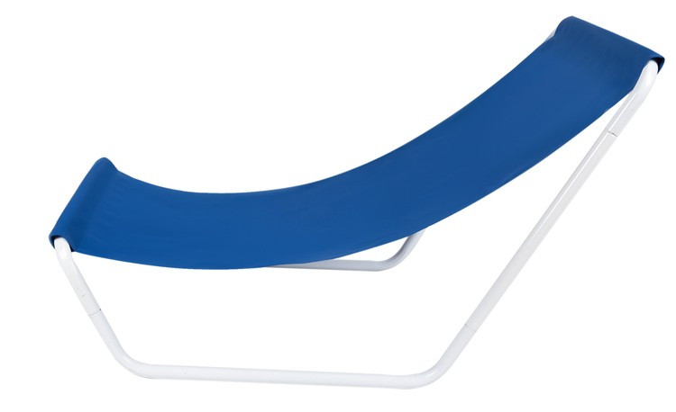 Plážové rozkladacie lehátko - modré