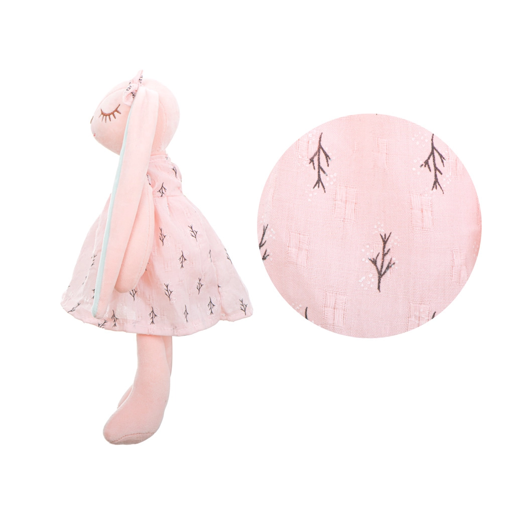 Plyšový maskot králík růžový - 35cm