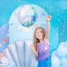 Narodeninová sada Happy Birthday Ocean – fóliový balón a girlanda, 2 ks