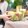 Párty sada Lesné zvieratká – krabičky na chipsy a popcorn, poháre na zmrzlinu, 15 ks