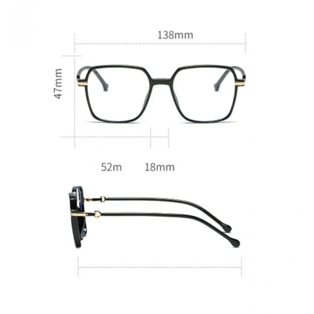 Módne okuliare - modré