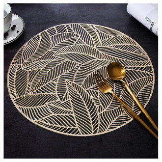 Prestieranie na stôl 38 cm, zlatá