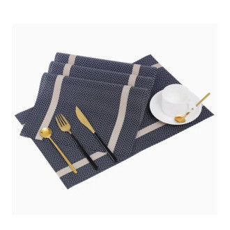 Vodeodolné prestieranie na stôl 30x45 cm - námornícka modrá 1 ks