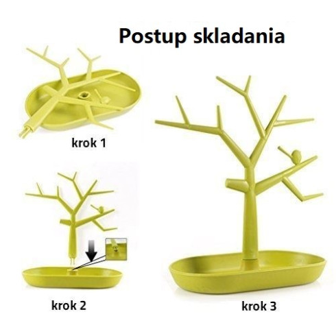 Stojan na šperky - strom