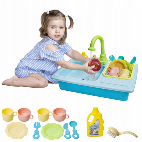 Dětský kuchyňský dřez s příslušenstvím