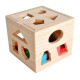 Drevené triediace kocky - edukačná hračka