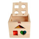 Dřevěné třídící kostky - edukační hračka