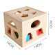 Drevené triediace kocky - edukačná hračka