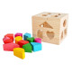 Drevené triediace kocky - edukačná hračka
