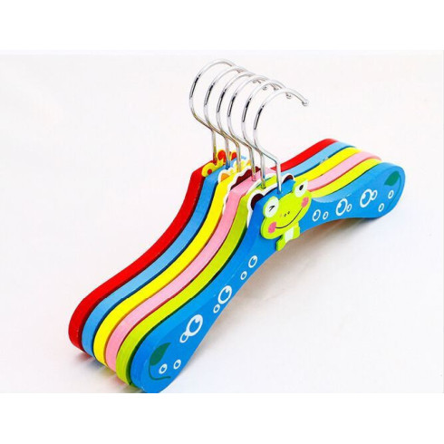 Dřevěné věšáky pro děti - 6ks