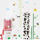 Samolepka na zeď - metr pro děti Panda