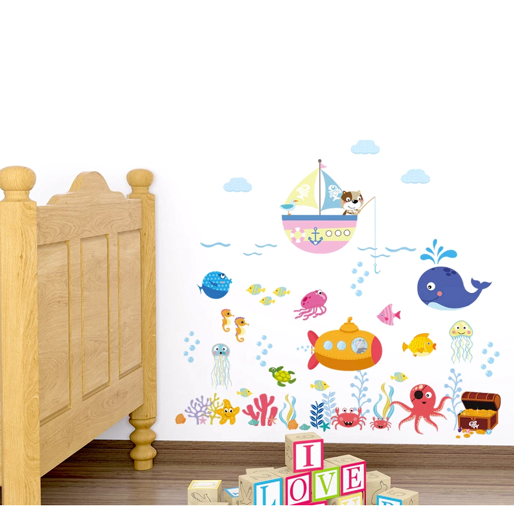 Samolepky na zeď - podmořský svět