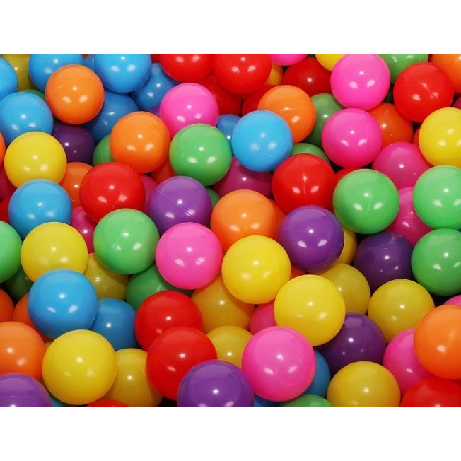 Plastové loptičky - farebné, 200ks