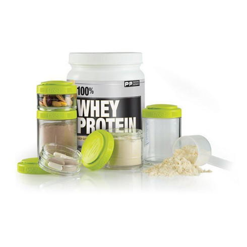 Skladacie dózy na potraviny -  sada 4 ks mini, čierne 