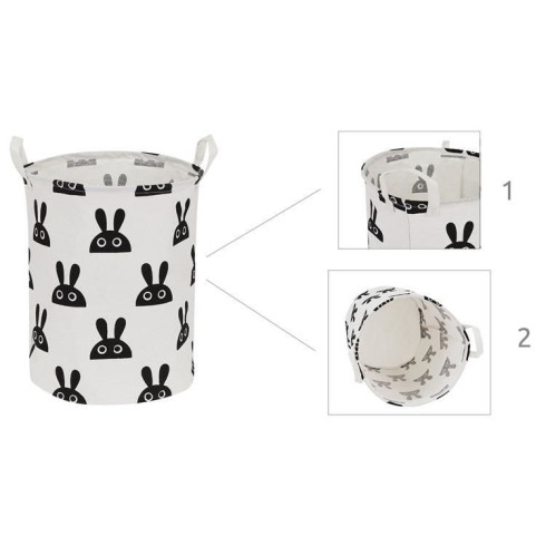 Úložný kôš na hračky - motív zajačik