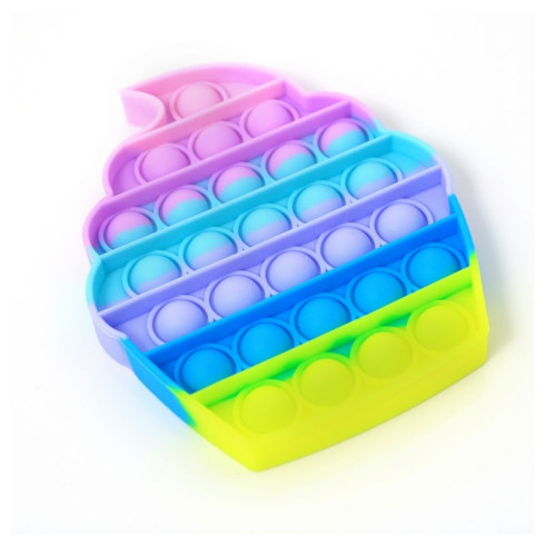 Bubble Pop It antistresová hračka - Cupcake