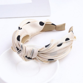 Čelenka - biela bodkatá