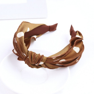 Čelenka - hnedá bodkatá