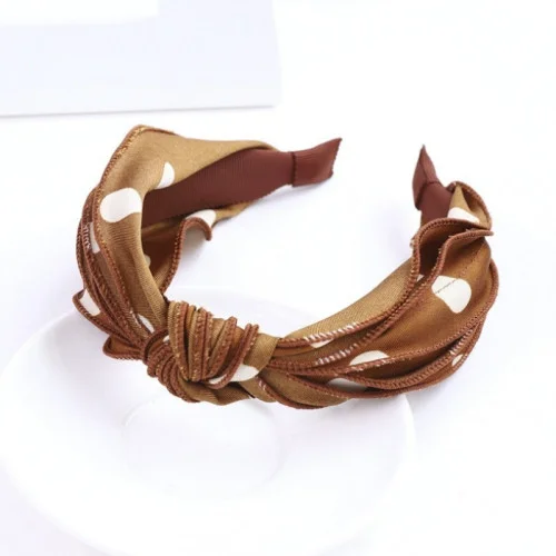 Čelenka - hnedá bodkatá