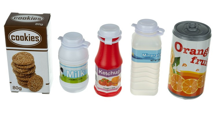 Detská pokladňa s kalkulačkou, príslušenstvom a nápojmi