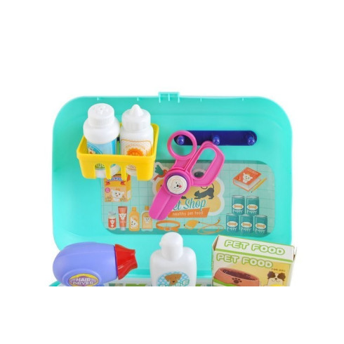 Dětská sada v kufříku - kadeřnický salon pro pejska