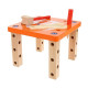 Drevená skladacia stavebnica 3v1 - stolička, dielňa, konštrukcie