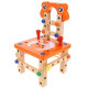 Drevená skladacia stavebnica 3v1 - stolička, dielňa, konštrukcie