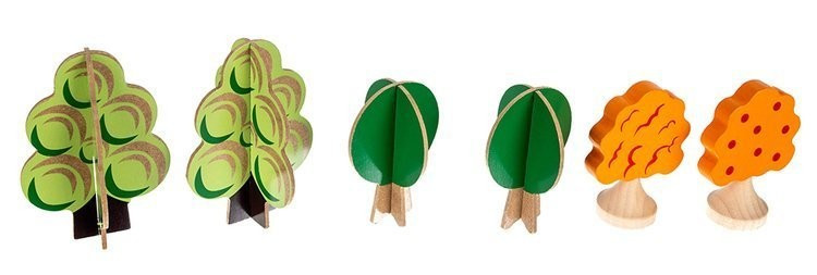 Drevená vláčiková dráha - železničná dráha s príslušenstvom