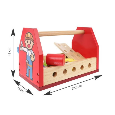 Drevené náradie v prepravke