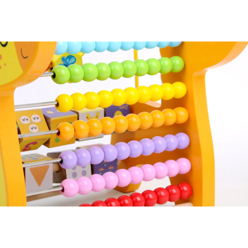 Drevené počítadlo pre deti - Žirafa