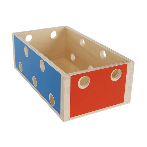 Dřevěný box s nářadím - 71 dílů