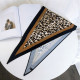 Elegantní šátek do vlasů Gepard - hnědý