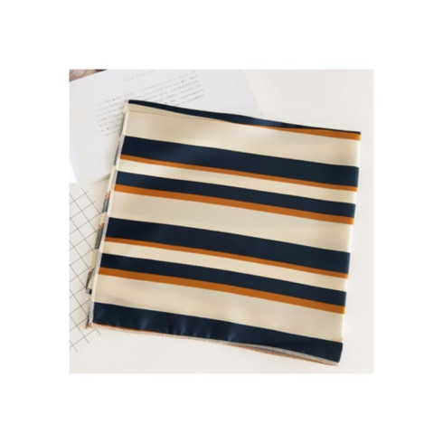 Elegantná šatka do vlasov - krémovo modrá