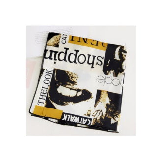 Elegantná šatka do vlasov - s nápismi