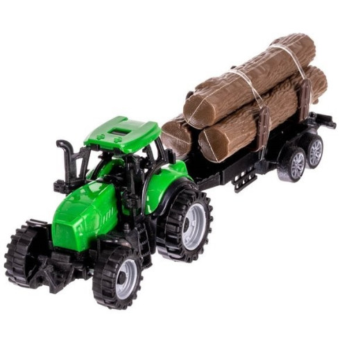 Farma s traktorom a zvieratkami