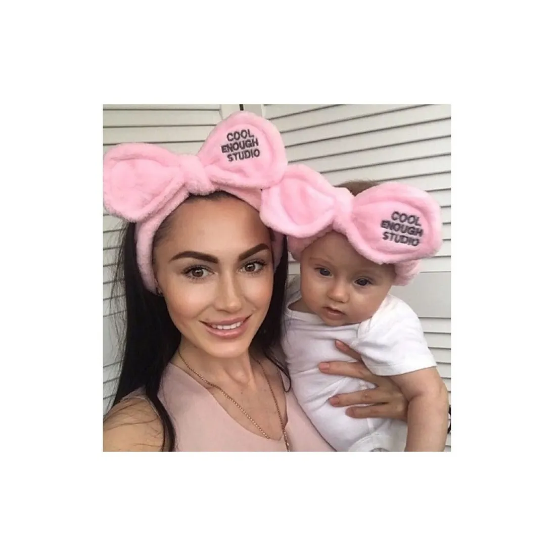 Kosmetická čelenka - šedá