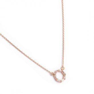 Náhrdelník z nehrdzavejúcej ocele, pozlátený