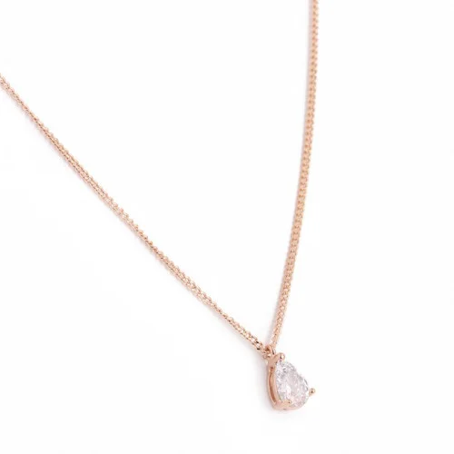 Náhrdelník z nehrdzavejúcej ocele Srdce, pozlátený