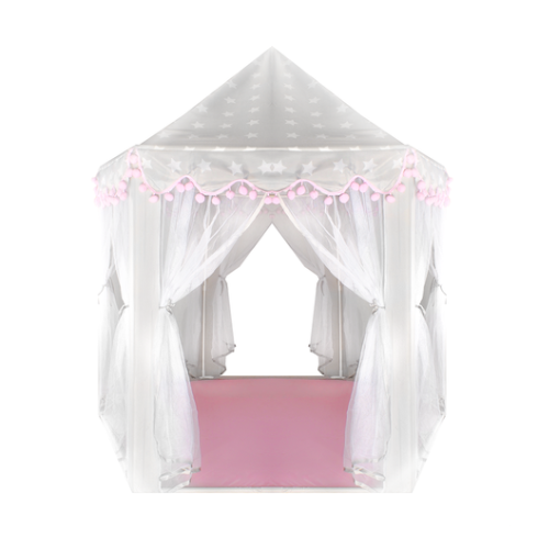 Stan - zámok pre deti - šedo-ružový 