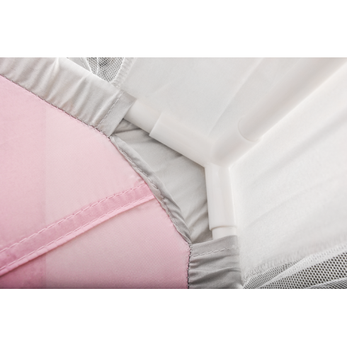 Stan - zámok pre deti - šedo-ružový 