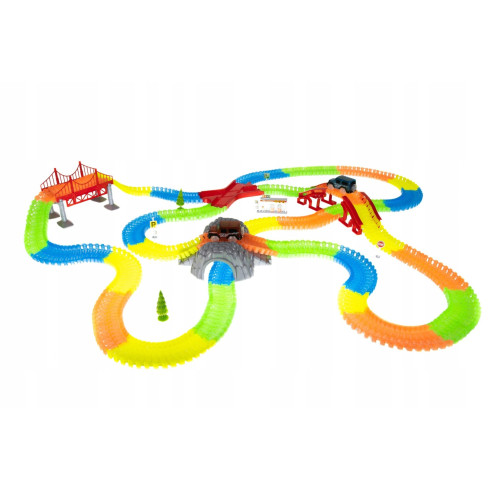 Svietiaca autodráha 458 dielov + 2 autá