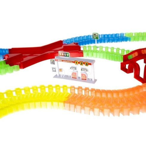 Svietiaca autodráha 458 dielov + 2 autá