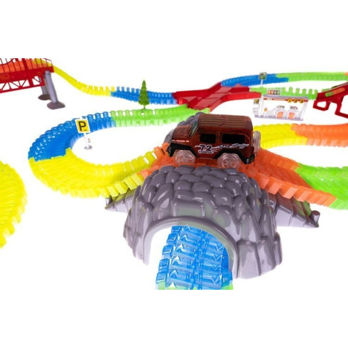 Svietiaca autodráha 458 dielov + 2 autá